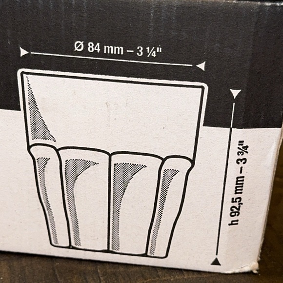 NWT Bormioli Rocco Rock Bar stackable glasses, 9.25 oz. Rocks Glasses, set of 6. - Picture 10 of 11